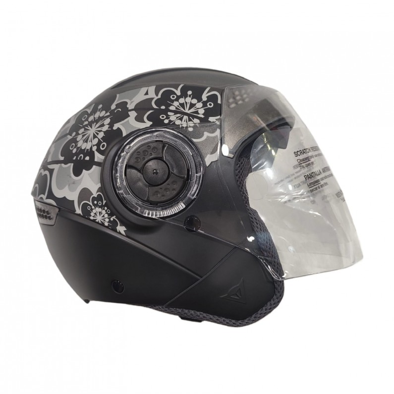 dainese bluetooth motorcycle helmets GDM DEMON HYPERSONIC Helmet Matte Black / Iridium & Clear / Large Fully integrated with 5.0 Bluetooth technology Bluetooth Helmets  Daytona Helmets